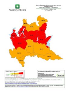 Allerta meteo per lunedì 29 ottobre